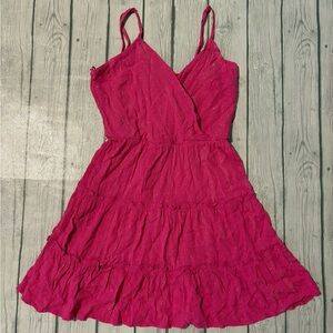 Blue Rain Vibrant Pink Mini Dress